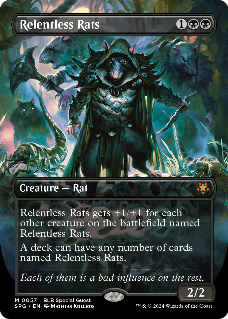 Relentless Rats (Borderless) (SPG-057) [Special Guests]