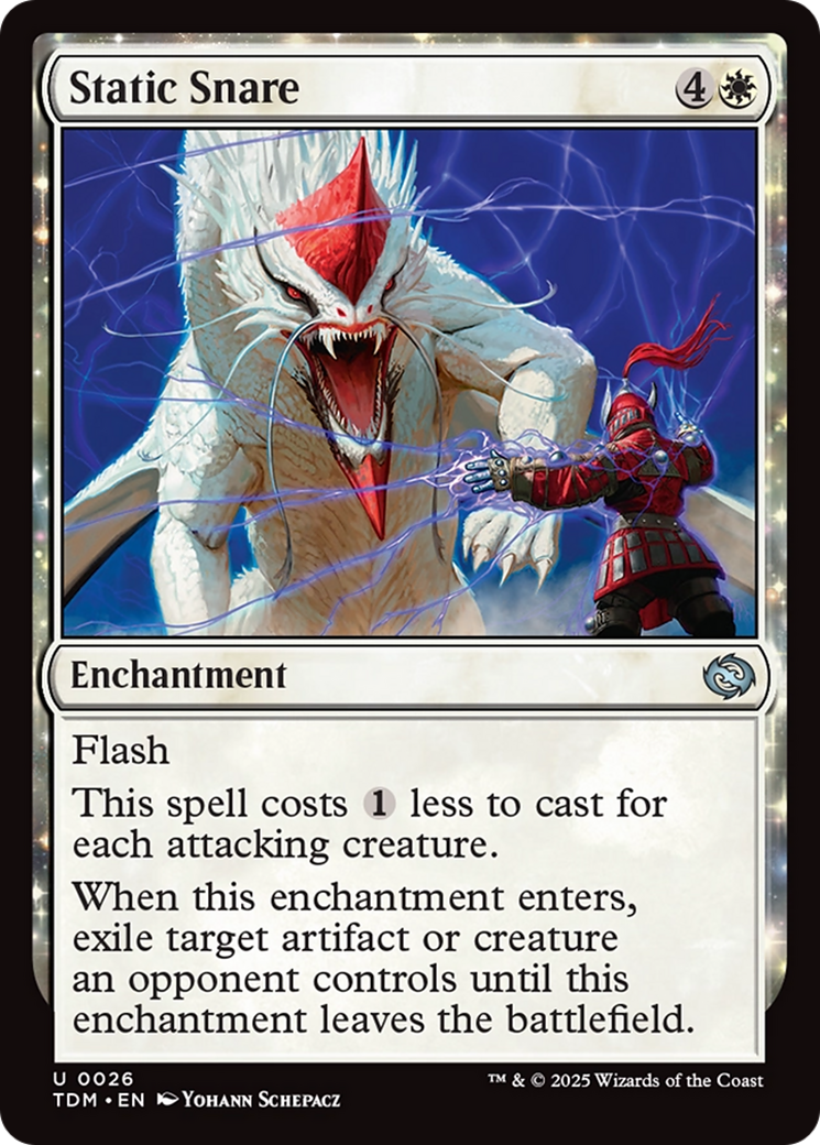 Static Snare (TDM-026) [Tarkir: Dragonstorm] Foil