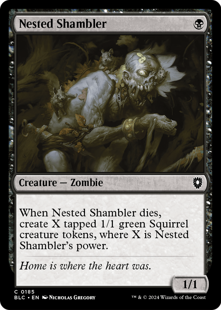 Nested Shambler (BLC-185) [Bloomburrow Commander]