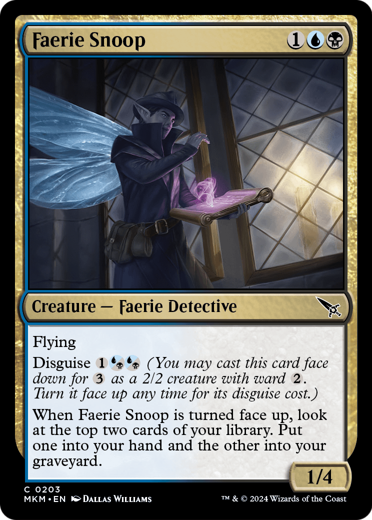 Faerie Snoop (MKM-203) [Murders at Karlov Manor]