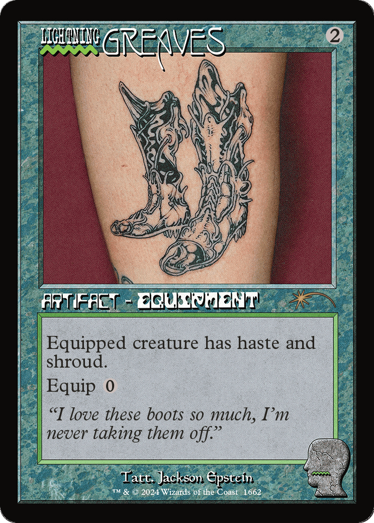Lightning Greaves (SLD-1662) [Secret Lair Drop]