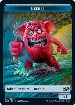 Beeble // Dragon Double-sided Token [Unsanctioned]