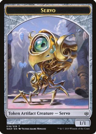 Servo // Wizard Double-Sided Token (Challenger 2020) (UMP-18 // 5) [Unique and Miscellaneous Promos]