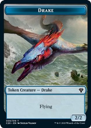 Drake // Insect (018) Double-Sided Token (C20-8 // 18) [Commander 2020]