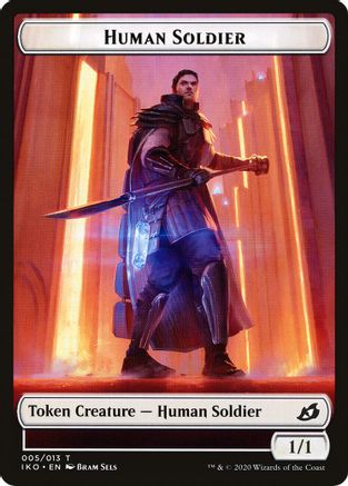 Human Soldier (005) // Drake Double-Sided Token (C20-5 // 8) [Commander 2020]