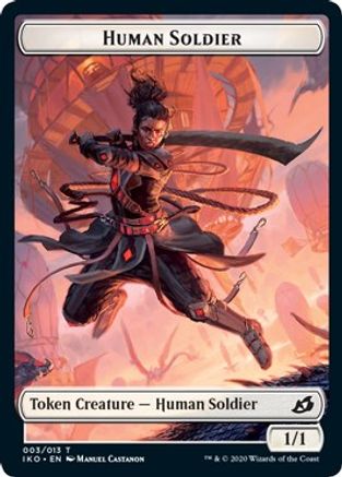 Human Soldier (003) // Zombie Double-Sided Token (C20-3 // 9) [Commander 2020]