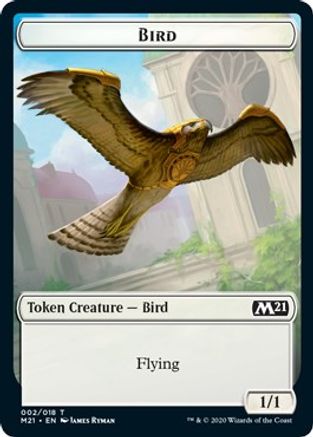 Bird Token (M21-002) [Core Set 2021]