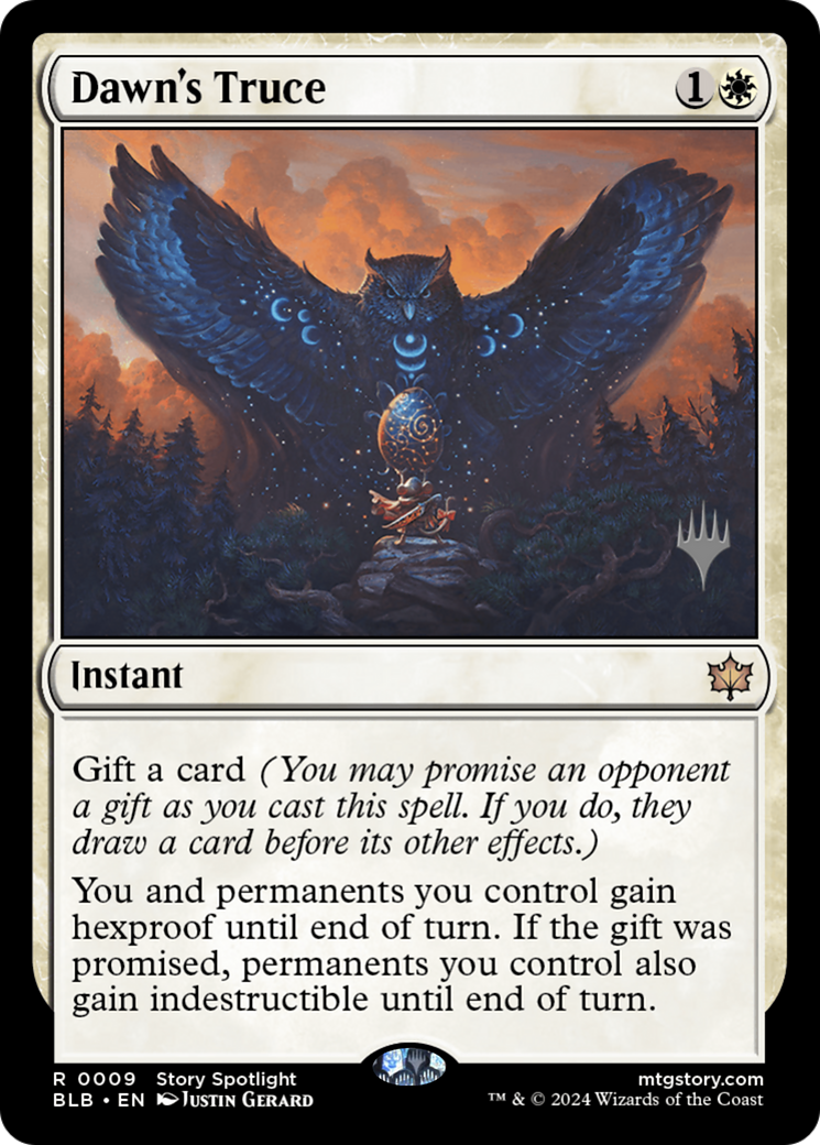 Dawn's Truce (PPBLB-009) [Promo Pack: Bloomburrow Promos]