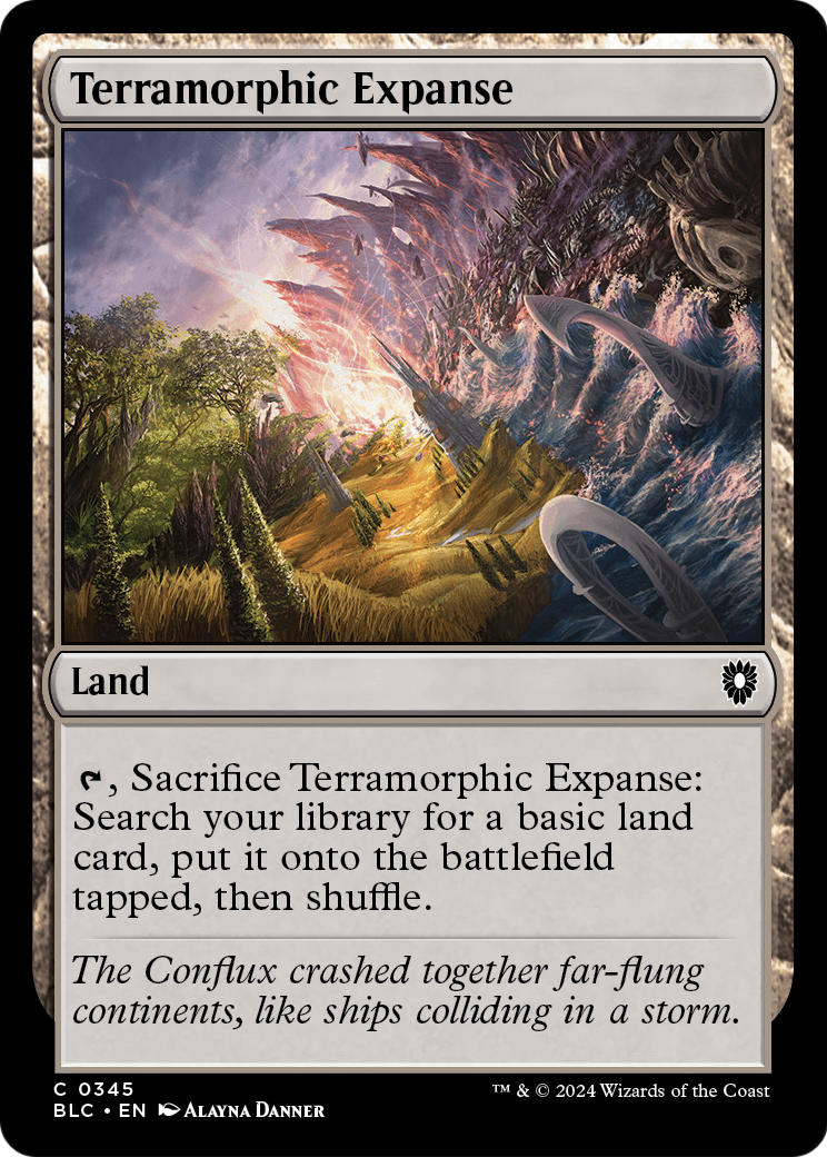 Terramorphic Expanse [Bloomburrow Commander]