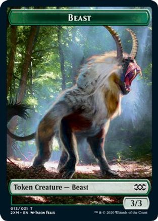 Beast Token (2XM-013) [Double Masters]