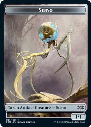 Servo // Shapeshifter Double-Sided Token (2XM-25 // 2) [Double Masters] Foil