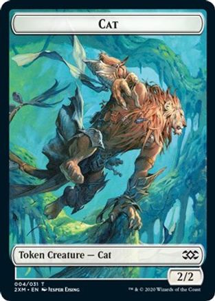 Cat // Servo Double-Sided Token (2XM-4 // 25) [Double Masters] Foil