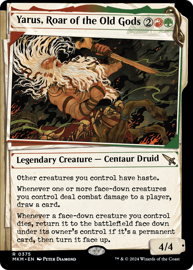 Yarus, Roar of the Old Gods (Showcase) (MKM-375) [Murders at Karlov Manor]