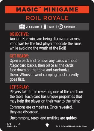 Magic Minigame: Roil Royale (ZNR-004) [Zendikar Rising]