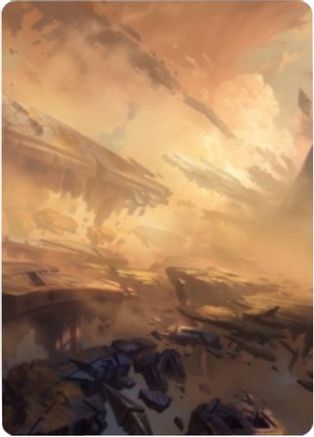 Plains Art Card (7/81) (ASZNR-007) [Art Series: Zendikar Rising]