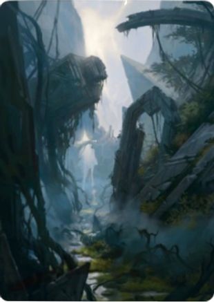 Swamp Art Card (14/81) (ASZNR-014) [Art Series: Zendikar Rising]