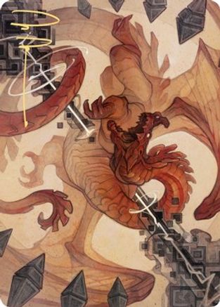 Soul Shatter Art Card (Gold-Stamped Signature) (ASZNR-062) [Art Series: Zendikar Rising]