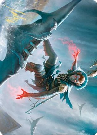 Umara Mystic Art Card (Gold-Stamped Signature) (ASZNR-080) [Art Series: Zendikar Rising]