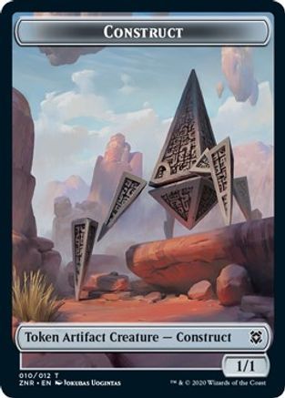 Construct // Drake Double-sided Token [Zendikar Rising] Foil