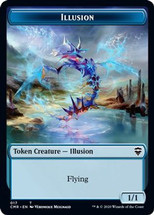 Illusion // Plant Double-Sided Token (CMR-17 // 21) [Commander Legends]