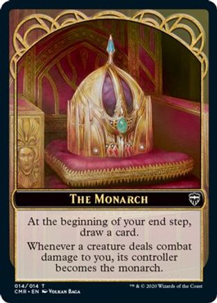 The Monarch // Spirit Double-Sided Token (CMR-14 // 3) [Commander Legends] Foil