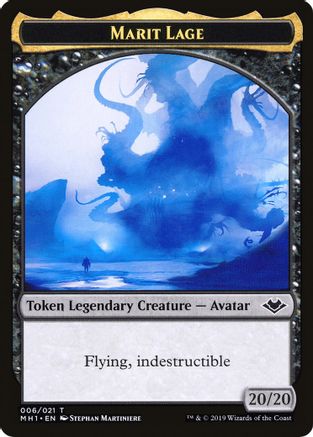 Marit Lage // Zombie Double-Sided Token (MH1-6 // 7) [Modern Horizons]