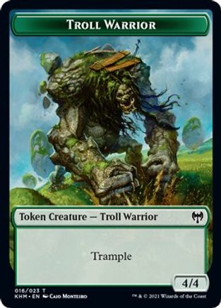 Troll Warrior Token (KHM-016) [Kaldheim]