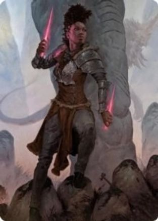 Kaya the Inexorable Art Card (ASKHM-058) [Art Series: Kaldheim]