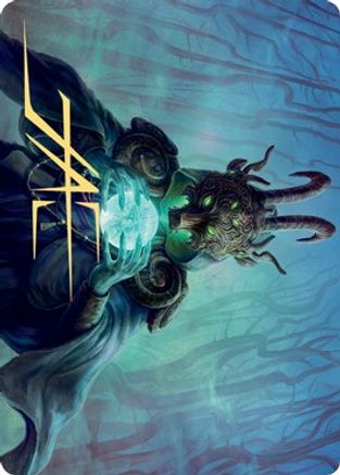 Masked Vandal Art Card (Gold-Stamped Signature) (ASKHM-049) [Art Series: Kaldheim]