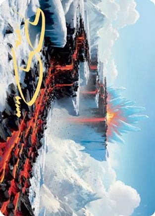 Surtland Frostpyre Art Card (Gold-Stamped Signature) (ASKHM-075) [Art Series: Kaldheim]