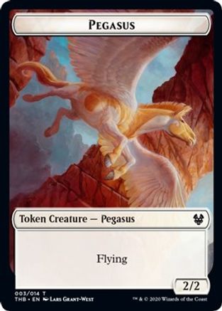 Pegasus // Wall Double-Sided Token (Challenger 2021) (UMP-3 // 14) [Unique and Miscellaneous Promos]