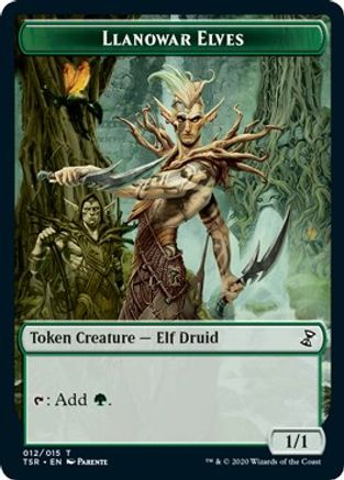Llanowar Elves Token (TSR-012) [Time Spiral: Remastered]