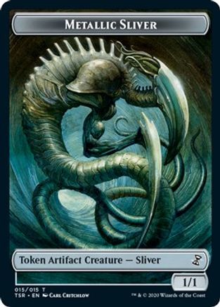 Metallic Sliver Token (TSR-015) [Time Spiral: Remastered]