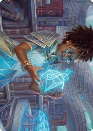 Zimone, Quandrix Prodigy Art Card (ASSTX-046) [Art Series: Strixhaven]