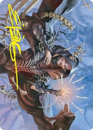 Valentin, Dean of the Vein Art Card (Gold-Stamped Signature) (ASSTX-056) [Art Series: Strixhaven]