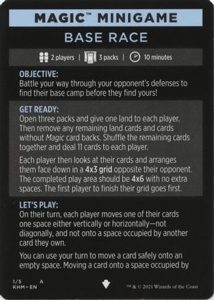 Magic Minigame: Base Race (KHM-001) [Kaldheim]