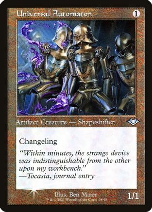 Universal Automaton (Retro Frame) (Foil Etched) (MH1-038) [Modern Horizons] Foil