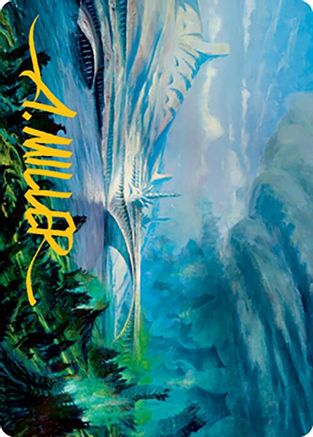 Goldmire Bridge Art Card (Gold-Stamped Signature) (ASMH2-074) [Art Series: Modern Horizons 2]