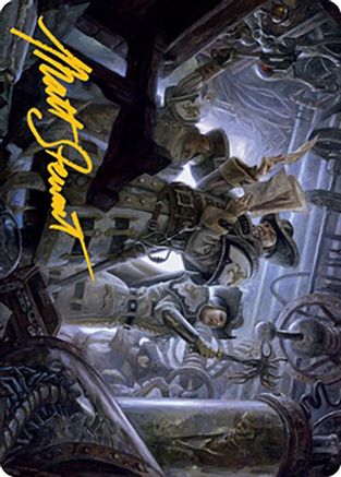 Search the Premises Art Card (Gold-Stamped Signature) (ASMH2-007) [Art Series: Modern Horizons 2]