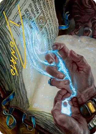 Mystic Redaction Art Card (Gold-Stamped Signature) (ASMH2-016) [Art Series: Modern Horizons 2]