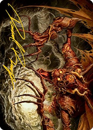 Archfiend of Sorrows Art Card (Gold-Stamped Signature) (ASMH2-026) [Art Series: Modern Horizons 2]