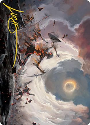 Damn Art Card (Gold-Stamped Signature) (ASMH2-028) [Art Series: Modern Horizons 2]