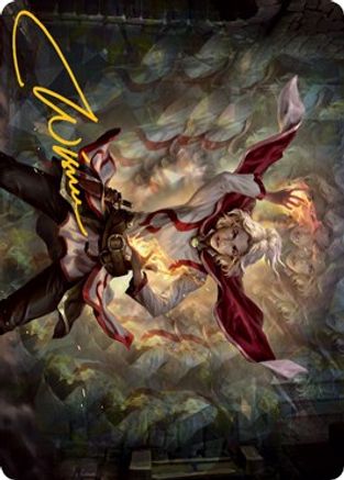 Delina, Wild Mage Art Card (Gold-Stamped Signature) (ASAFR-031) [Art Series: Adventures in the Forgotten Realms]