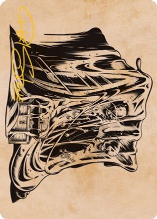 Gelatinous Cube (Showcase) Art Card (Gold-Stamped Signature) (ASAFR-071) [Art Series: Adventures in the Forgotten Realms]