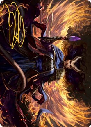Farideh, Devil's Chosen Art Card (Gold-Stamped Signature) (ASAFR-032) [Art Series: Adventures in the Forgotten Realms]