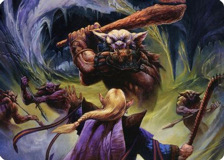 Den of the Bugbear (Dungeon Module) Art Card (ASAFR-034) [Art Series: Adventures in the Forgotten Realms]