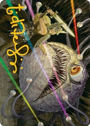 Hive of the Eye Tyrant Art Card (Gold-Stamped Signature) (ASAFR-053) [Art Series: Adventures in the Forgotten Realms]