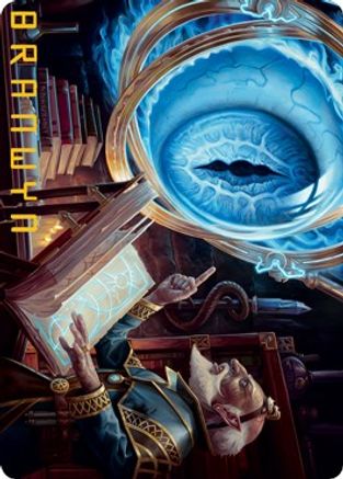 Contact Other Plane Art Card (Gold-Stamped Signature) (ASAFR-037) [Art Series: Adventures in the Forgotten Realms]