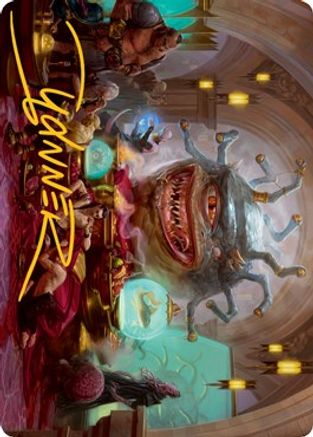 Xanathar, Guild Kingpin Art Card (Gold-Stamped Signature) (ASAFR-029) [Art Series: Adventures in the Forgotten Realms]