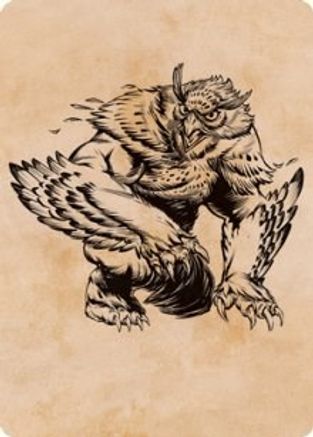 Owlbear (Showcase) Art Card (ASAFR-076) [Art Series: Adventures in the Forgotten Realms]